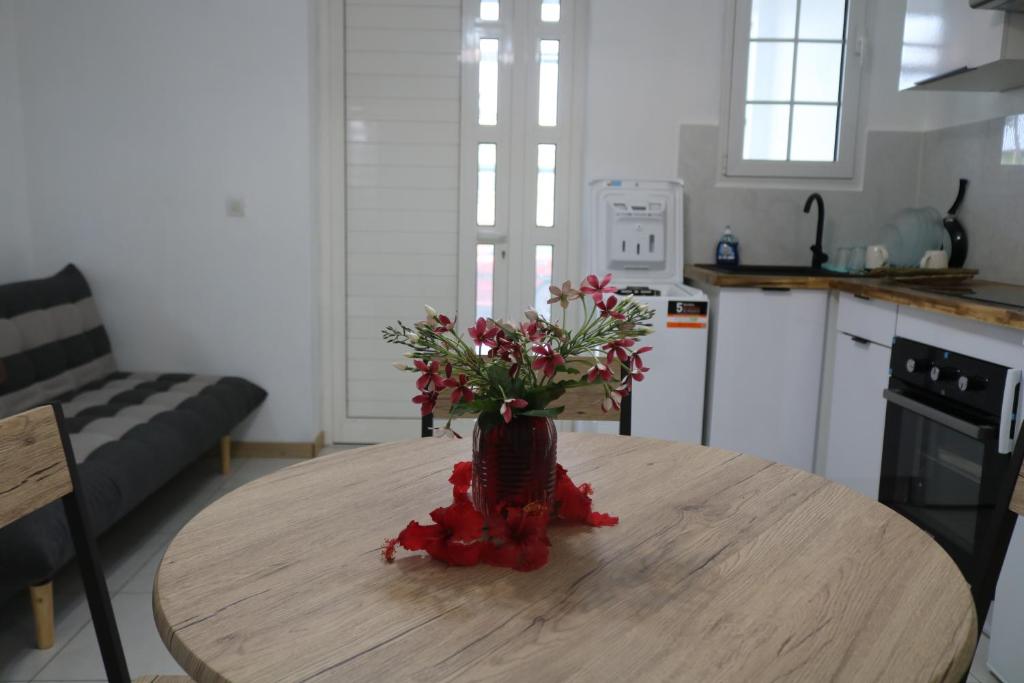 Kuchyň nebo kuchyňský kout v ubytování Le Moringa