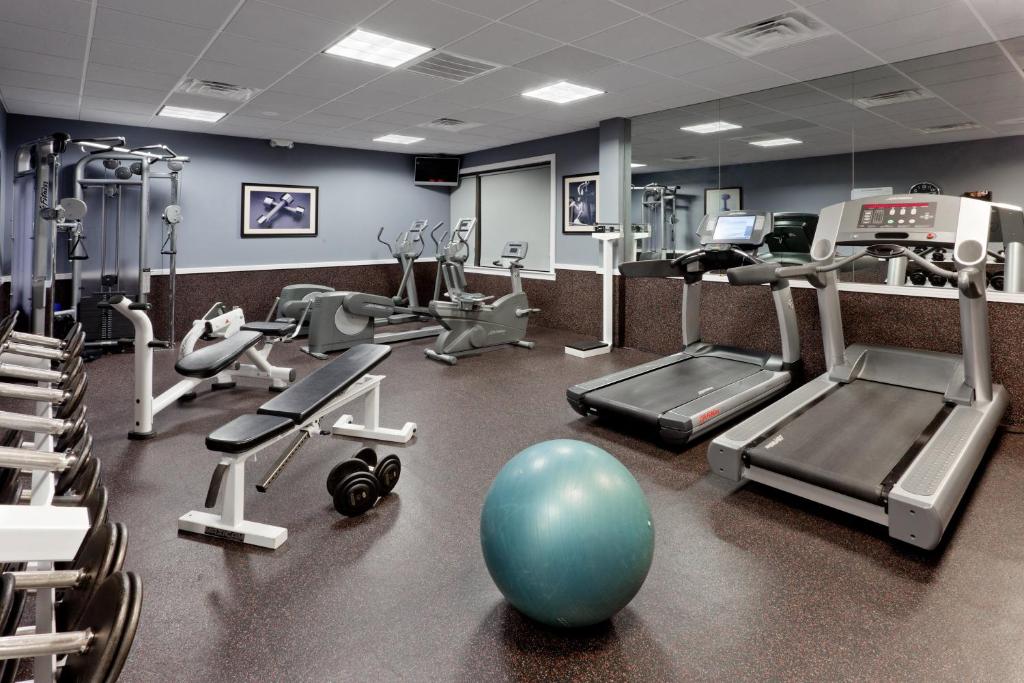 Fitness centrum a/nebo fitness zařízení v ubytování Holiday Inn Clark - Newark by IHG