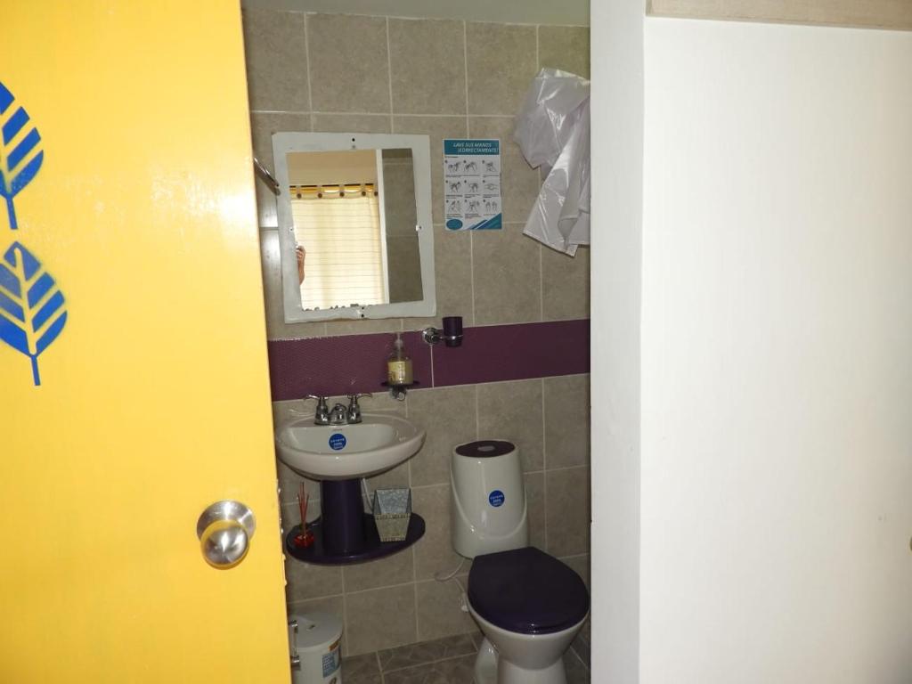 Koupelna v ubytování LA RIVERA HOSTERIA CAMPESTRE