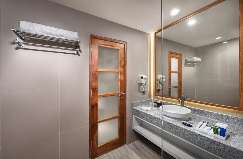 Koupelna v ubytování Aston Inn Jemursari