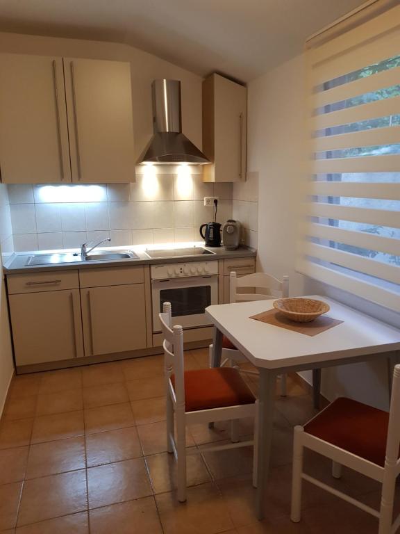 Kuchyň nebo kuchyňský kout v ubytování Apartman Janda Zadar