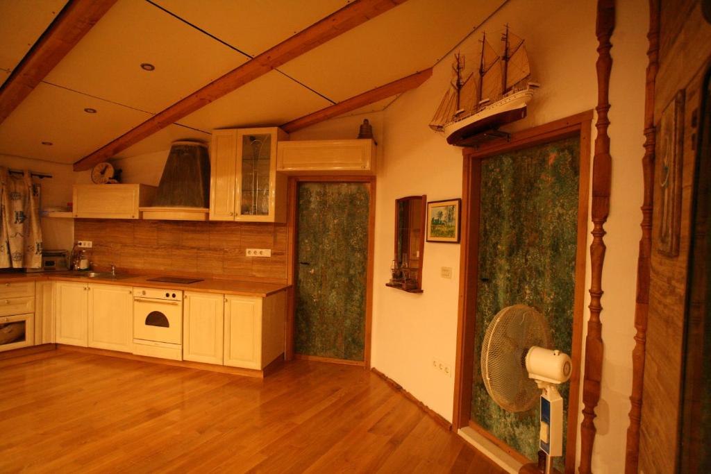 Kuchyňa alebo kuchynka v ubytovaní Antique