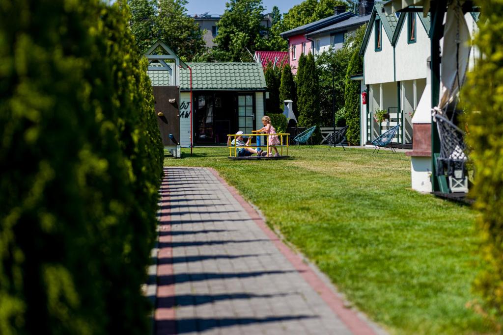 Zahrada ubytování Zielone Wzgórze