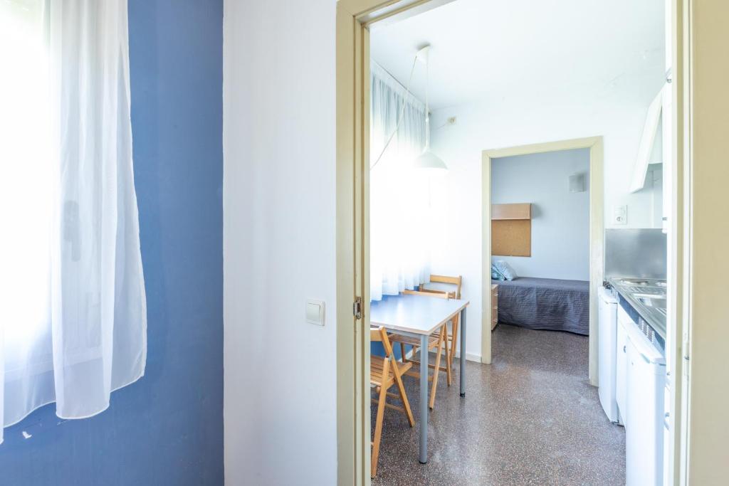 Posteľ alebo postele v izbe v ubytovaní Residencia Universitaria Resa La Ciutadella