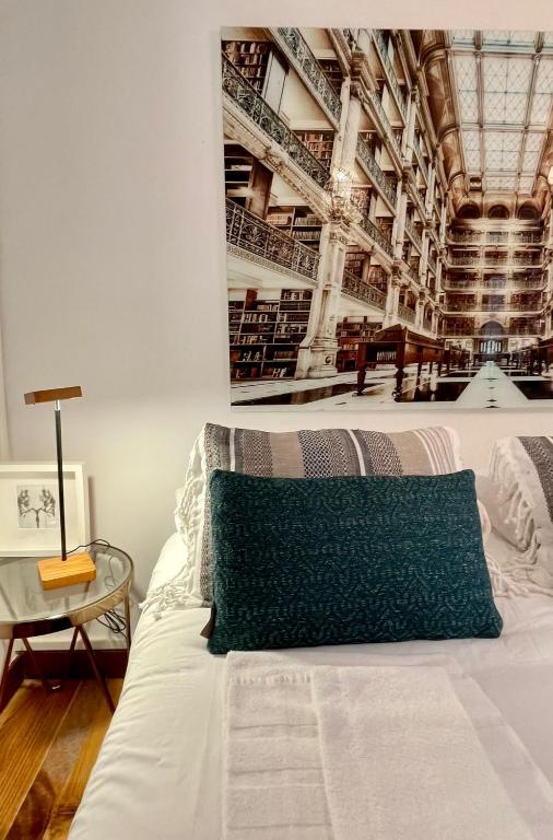 Posteľ alebo postele v izbe v ubytovaní Precioso apartamento en el puerto de Elantxobe