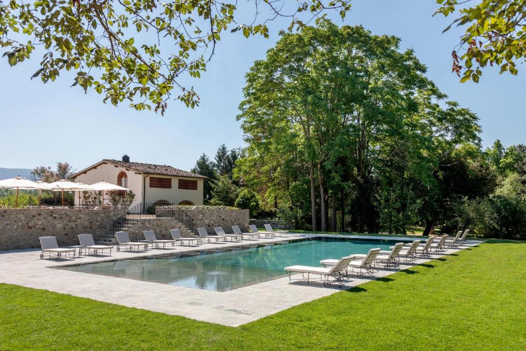 Bazén v ubytování VIESCA Suites & Villas Il Borro Toscana nebo v jeho okolí