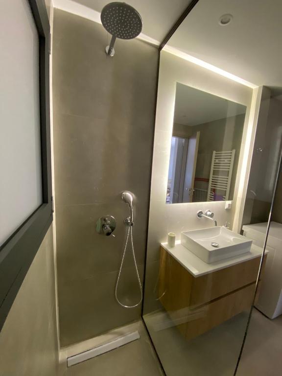 A bathroom at VIP luxury apartment in the Town of Lefkada