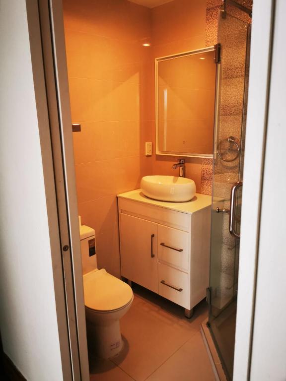Koupelna v ubytování Harrison Motel Papatoetoe