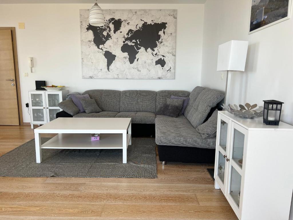 Posedenie v ubytovaní Apartament Sunny z obłędnym widokiem na morze