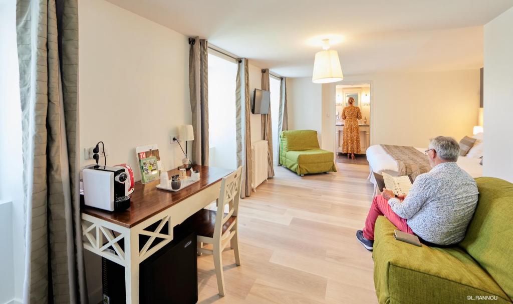 Logis Hotel, restaurant et spa Le Relais De Broceliande - Habitación Doble Confort Plus