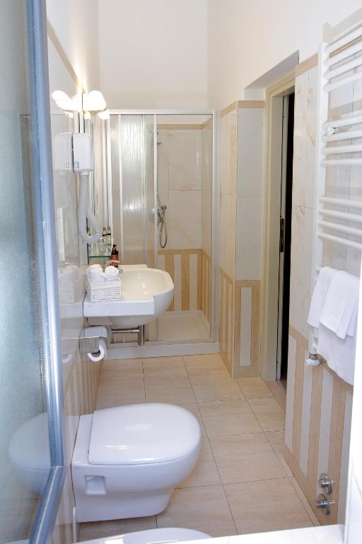 Koupelna v ubytování Hotel Sollievo