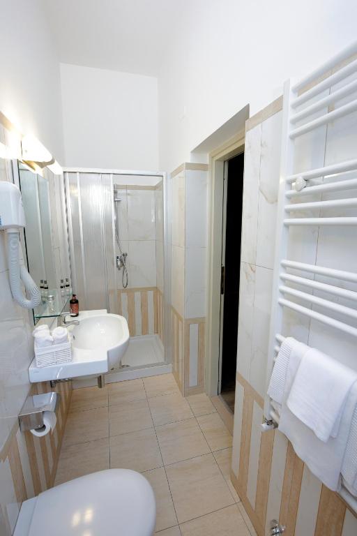 Koupelna v ubytování Hotel Sollievo