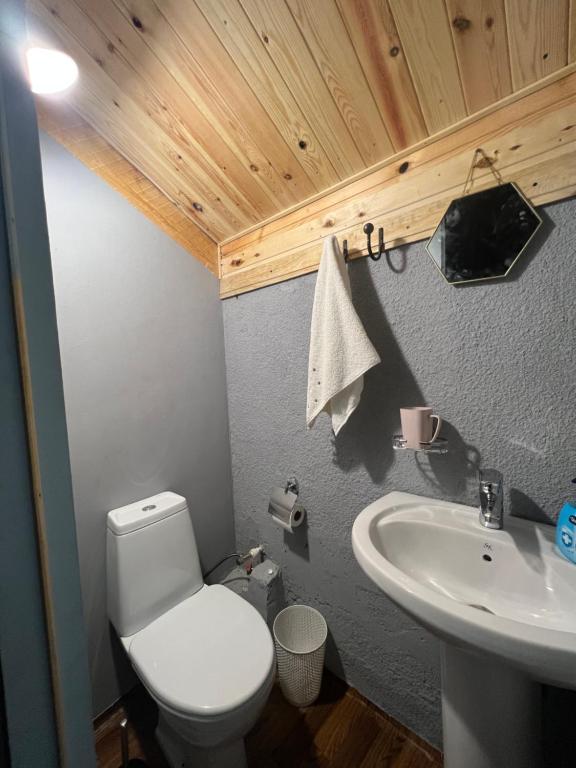 Koupelna v ubytování Mitarbi Silence - cozy holiday cottages in mountains