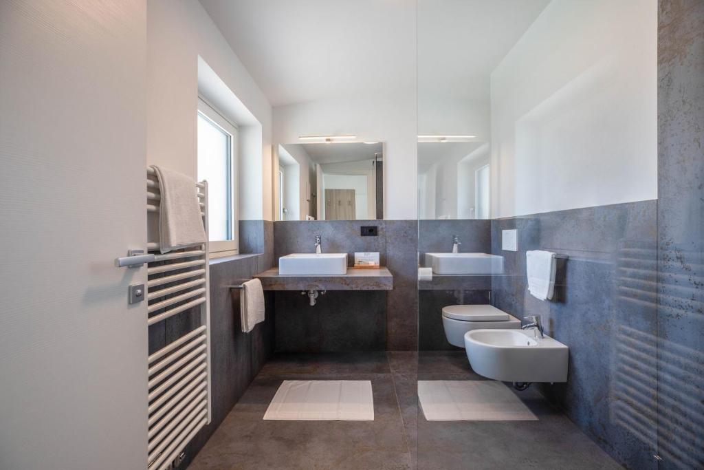 Koupelna v ubytování Apartments Curti - Himmelblau