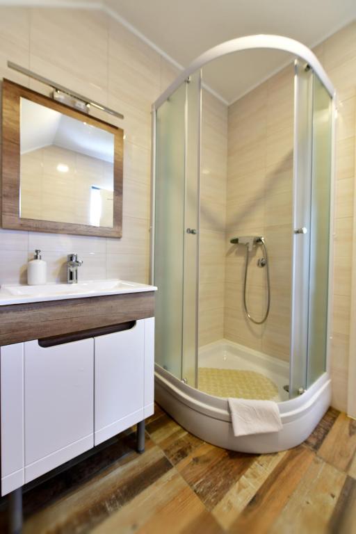 Kúpeľňa v ubytovaní Apartman Doris