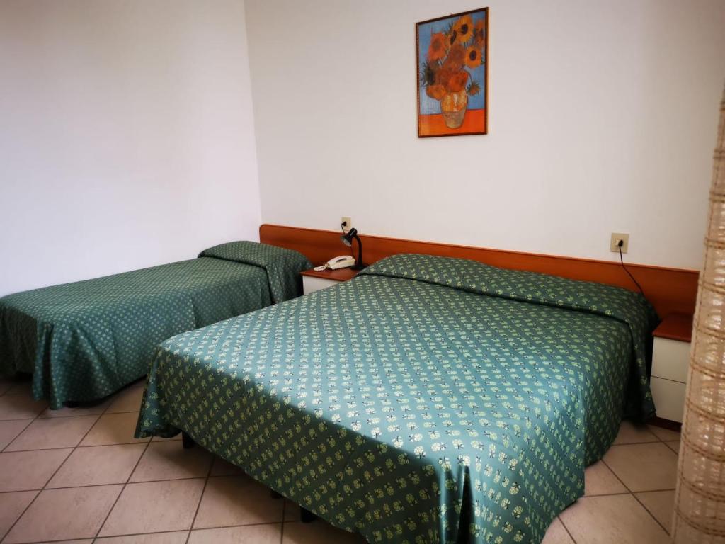 Postel nebo postele na pokoji v ubytování Hotel Rosa