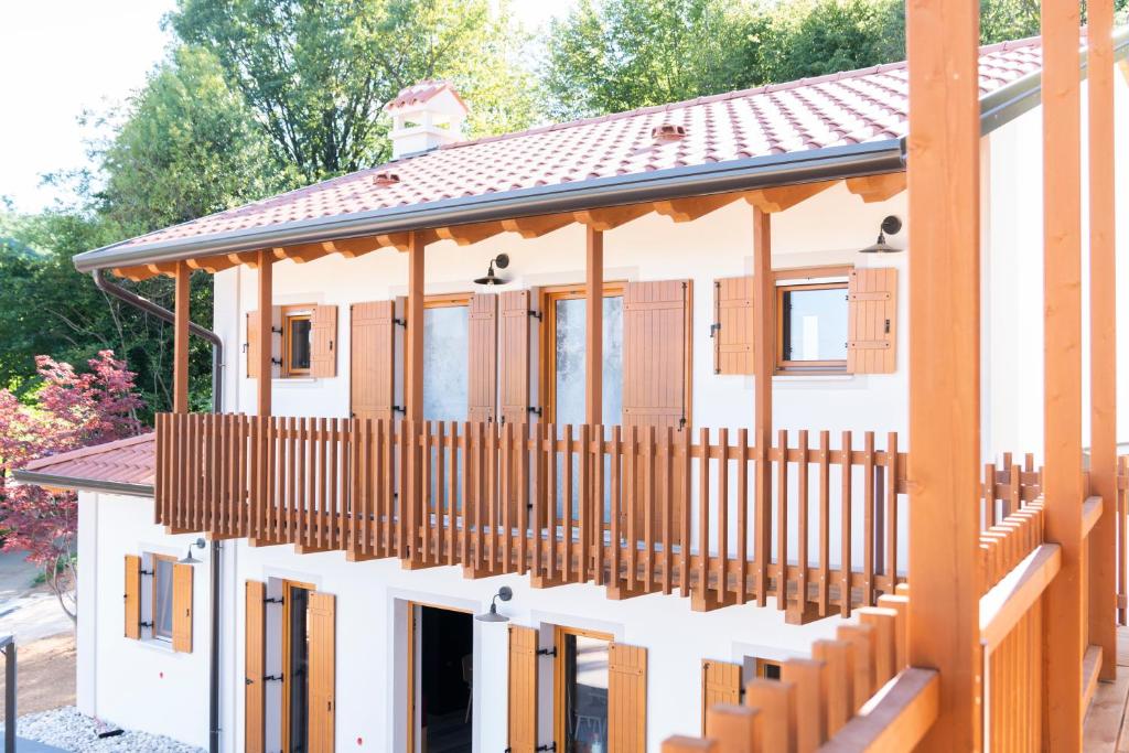 Balkón alebo terasa v ubytovaní Tenuta Della Casa Wine & Rooms - La Pausa del Collio