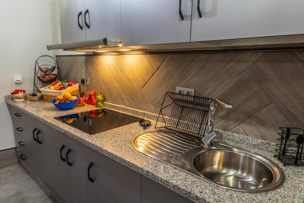 Kuchyňa alebo kuchynka v ubytovaní Apartamentos Turísticos El Altozano