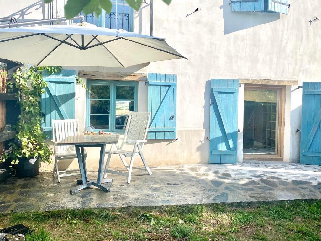 Patio alebo iná vonkajšia časť ubytovania Casa Rural Ulle Gorri