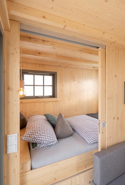Posezení v ubytování Grimmwald Tiny House