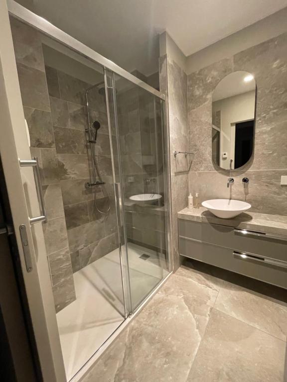 Łazienka w obiekcie Villa Vitae - Alba Pompeia - Luxury apartment