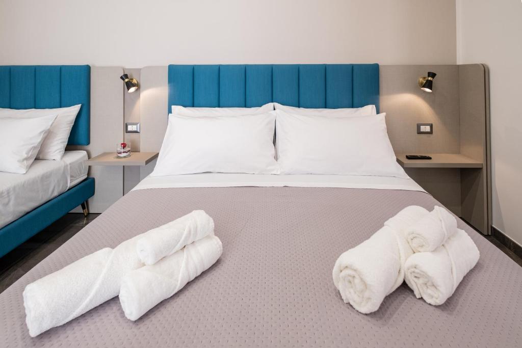 Postel nebo postele na pokoji v ubytování Moonlight B&B