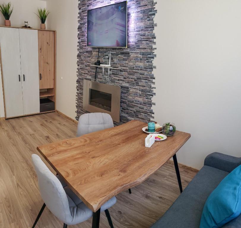 TV a/nebo společenská místnost v ubytování KLEPALSKI - Mountain Studio