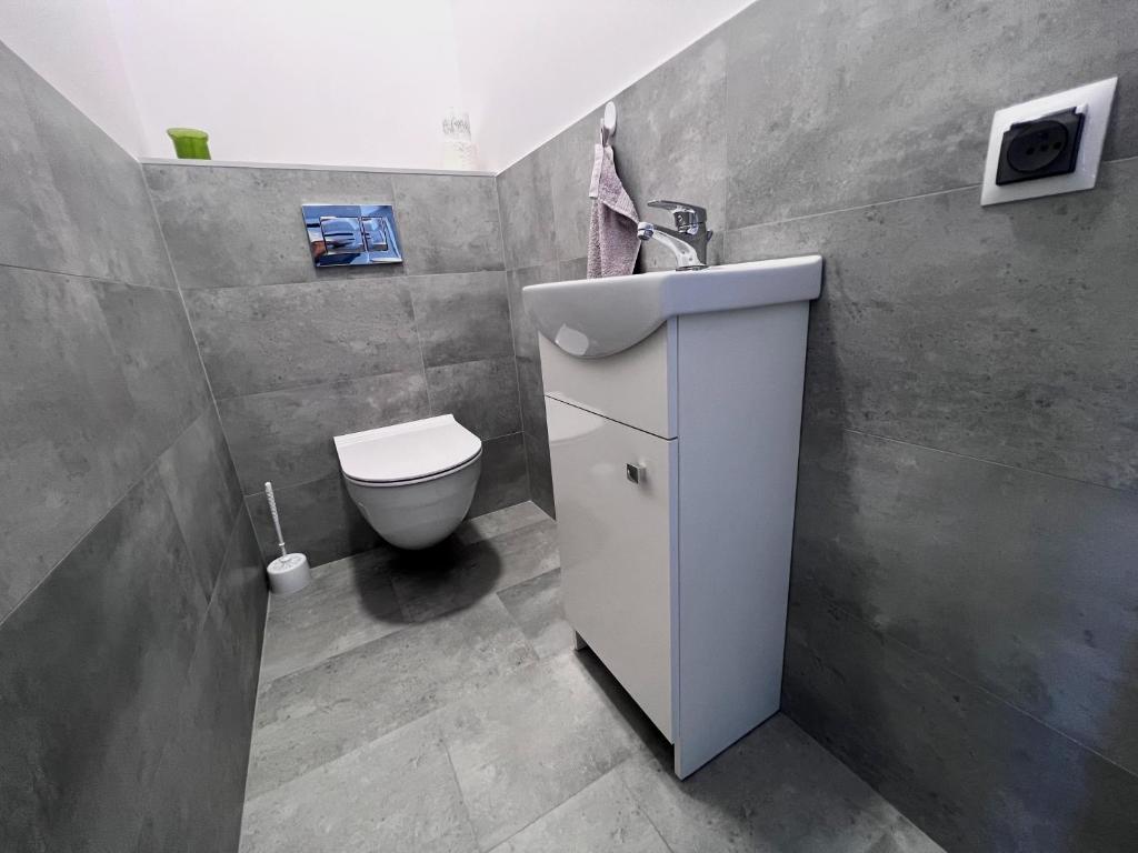 Kúpeľňa v ubytovaní Apartamenty Pod Jaworami