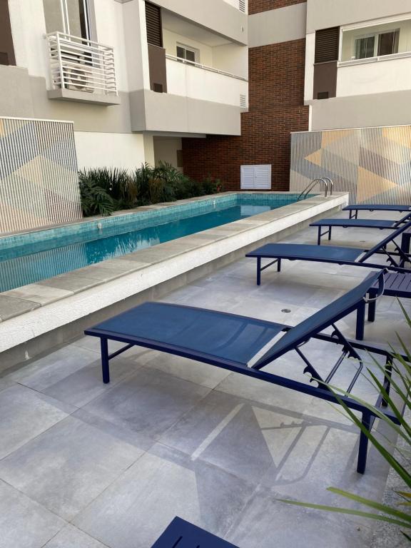 Bazén v ubytování Apartamento Perto Paulista, Liberdade e Metrô nebo v jeho okolí