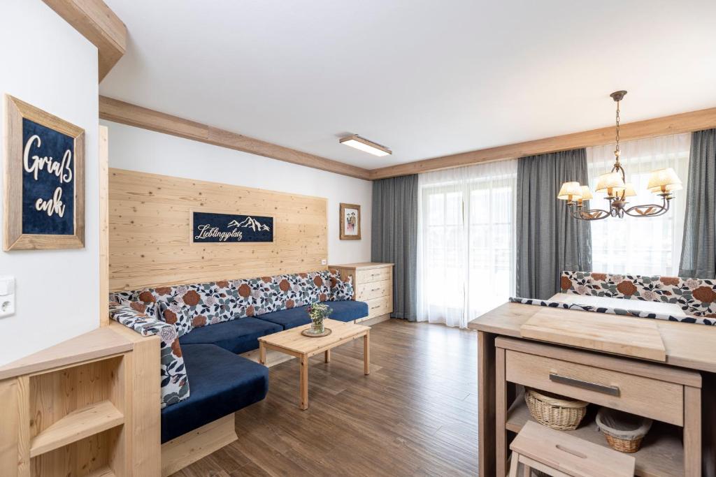 Posezení v ubytování Landhaus Dorfbäck