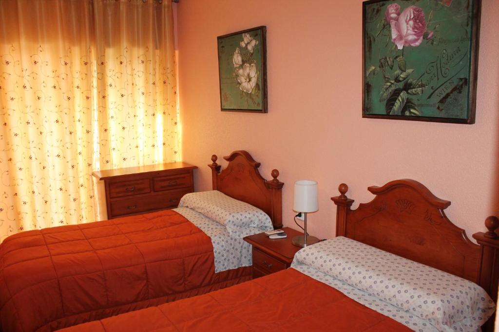 Postel nebo postele na pokoji v ubytování Apartamento Centro Murcia