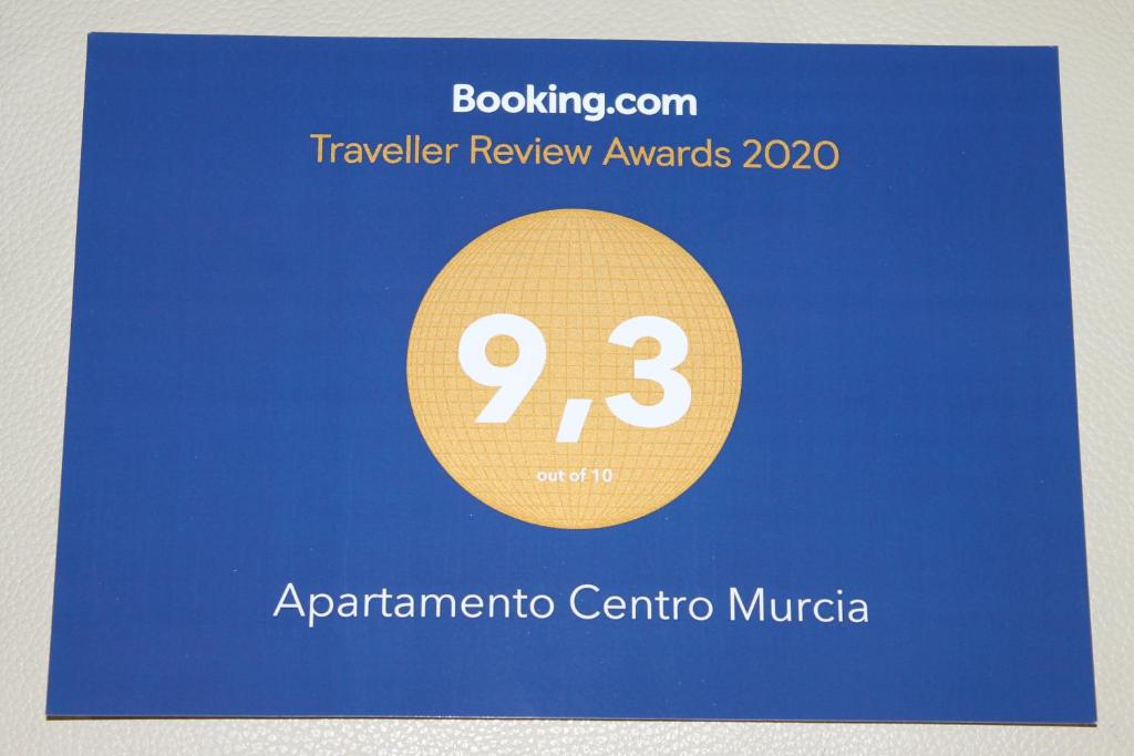 Certifikát, hodnocení, plakát nebo jiný dokument vystavený v ubytování Apartamento Centro Murcia
