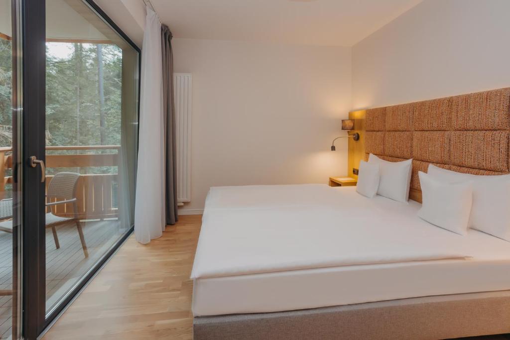 Posteľ alebo postele v izbe v ubytovaní Platinum Apartments