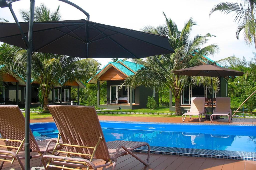 Bazén v ubytování Hongte Khaolak Resort nebo v jeho okolí