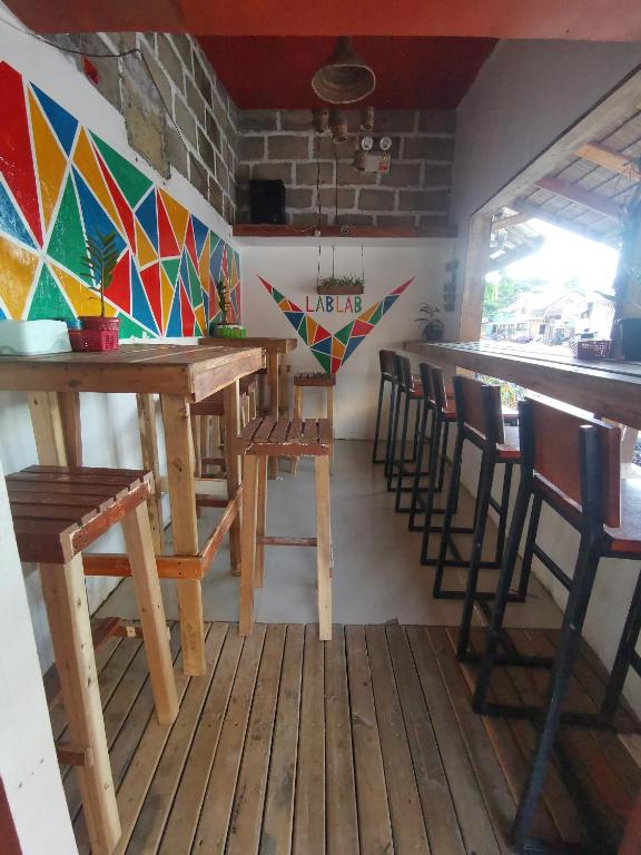 Restaurace v ubytování One Hostel - El Nido