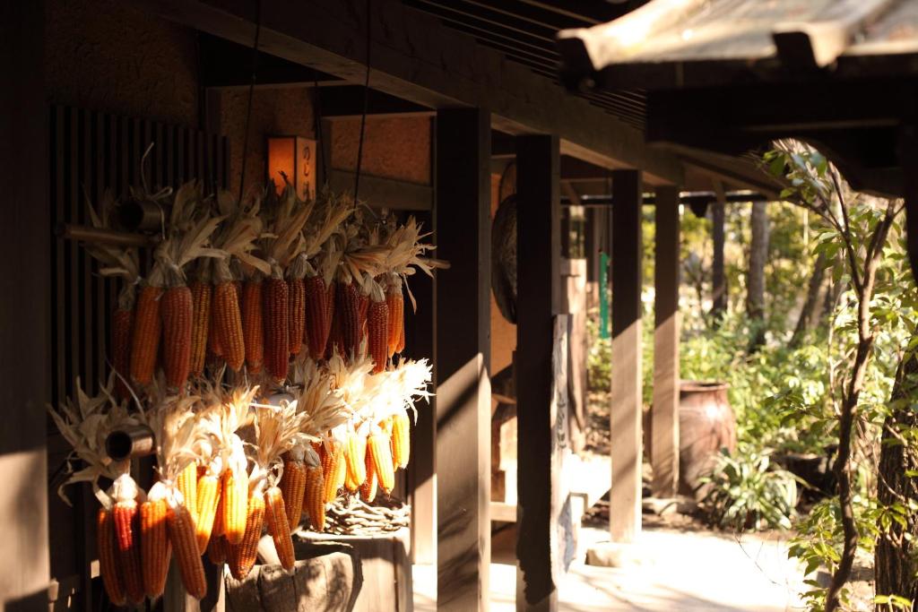 Zahrada ubytování Kurokawa Onsen Oyado Noshiyu
