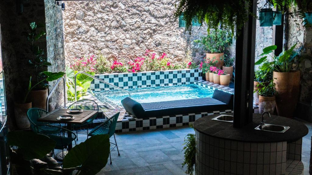 Bazén v ubytování Hotel Abadia Tradicional nebo v jeho okolí