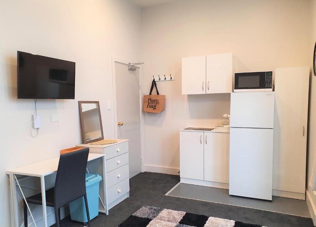 Kuchyň nebo kuchyňský kout v ubytování Work Stay at 123