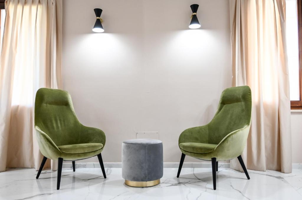 Posezení v ubytování Roma Domus Hotel