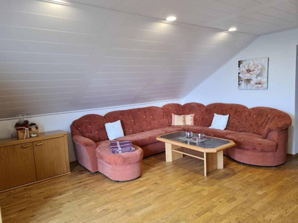 Posezení v ubytování Ferienwohnung Graf Konrad