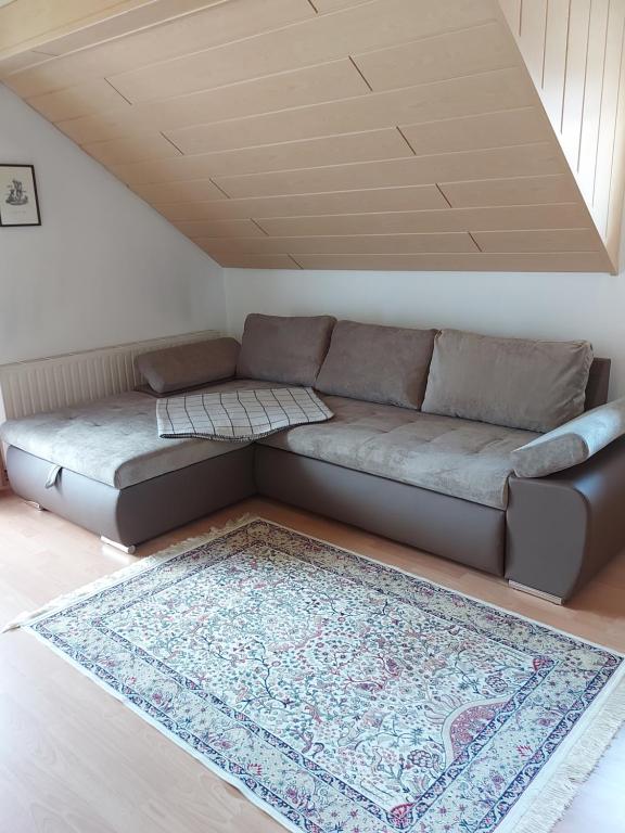 A seating area at Ferienwohnung Nadine Egger