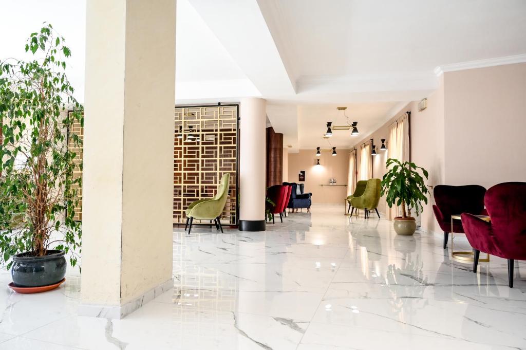 Posezení v ubytování Roma Domus Hotel