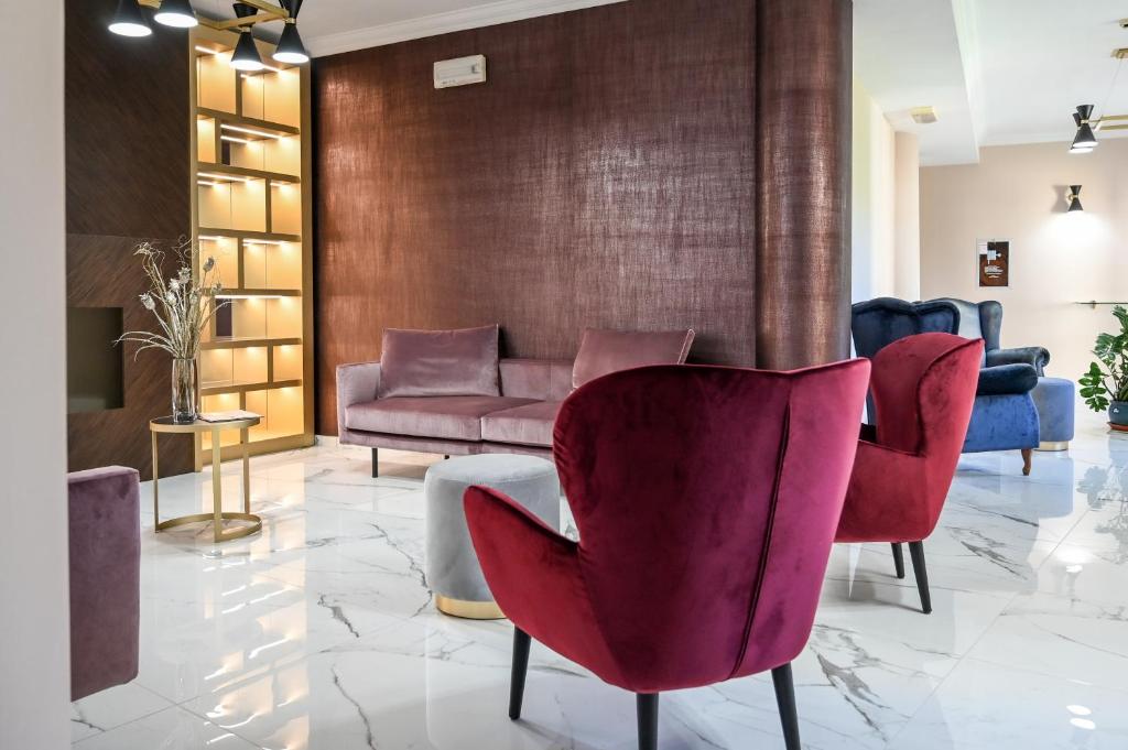 Posezení v ubytování Roma Domus Hotel