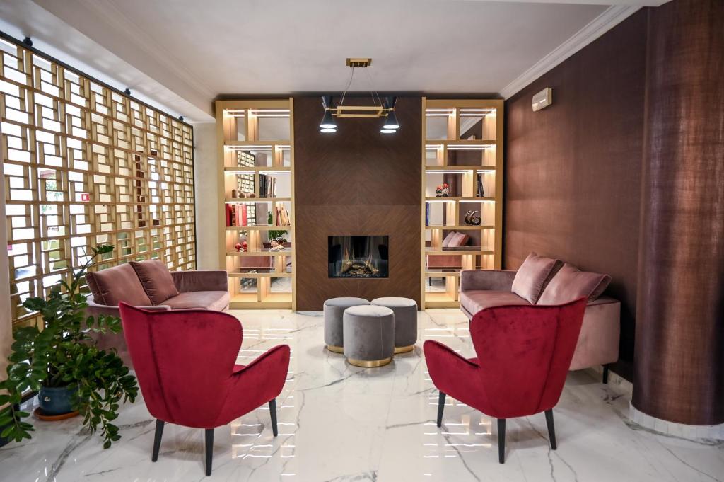 Posezení v ubytování Roma Domus Hotel