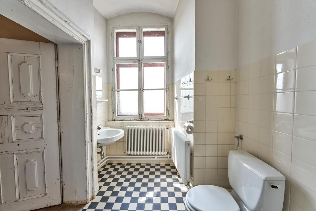 Koupelna v ubytování Schloss Drosendorf