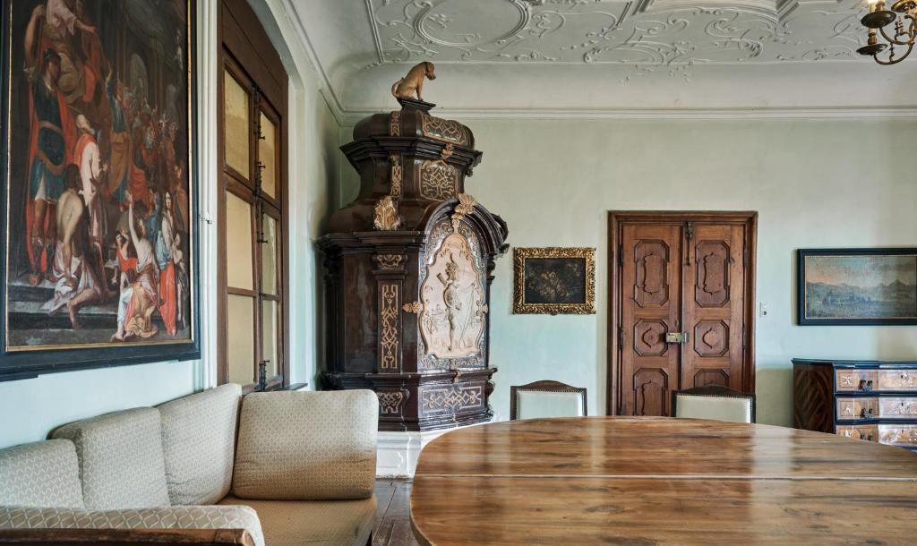 Posezení v ubytování Schloss Drosendorf