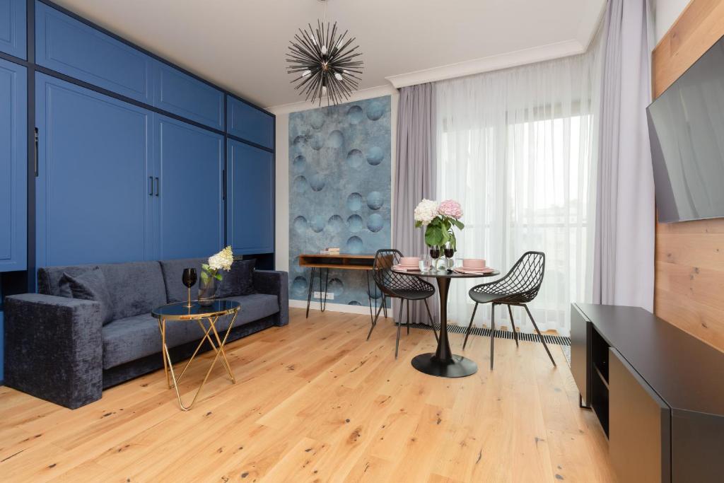 Posedenie v ubytovaní Łazienki Park Residence by Renters Prestige