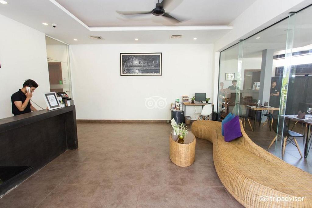 Vstupní hala nebo recepce v ubytování Siem Reap Tevi Residence