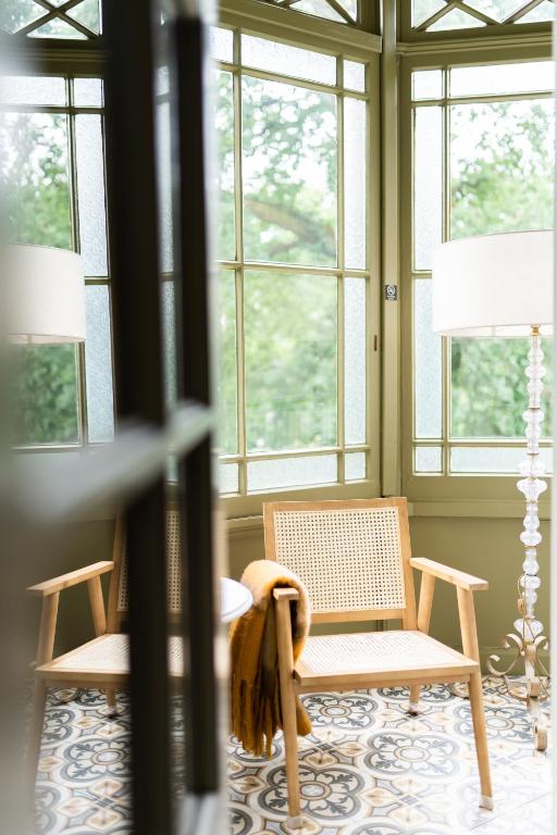 Posezení v ubytování Boutique hotel Villa Trompenberg