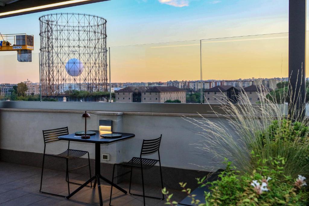 Balcó o terrassa a Gasometer Urban Suites